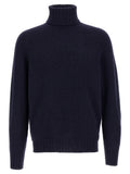 MA'RY'YA Blue Wool Cardigan