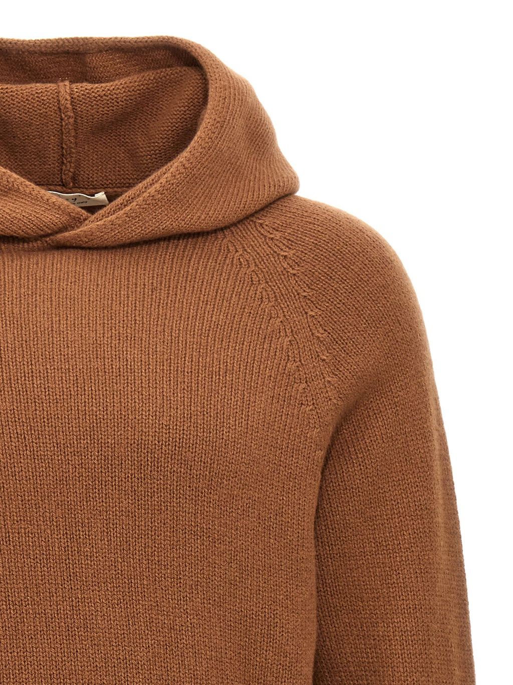 MA'RY'YA Brown Wool Cardigan