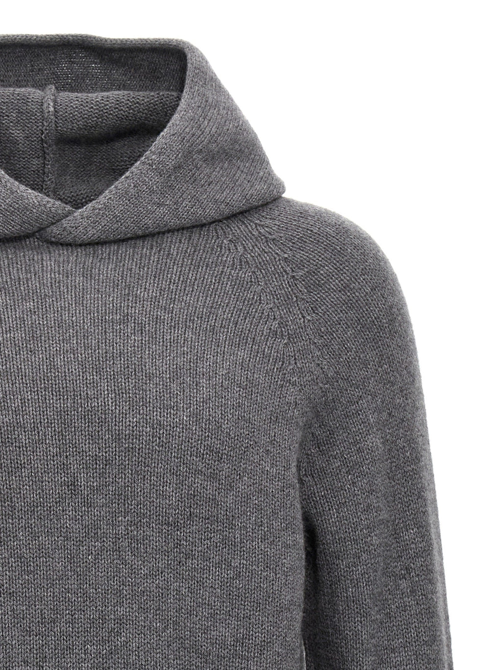 MA'RY'YA Gray Wool Cardigan