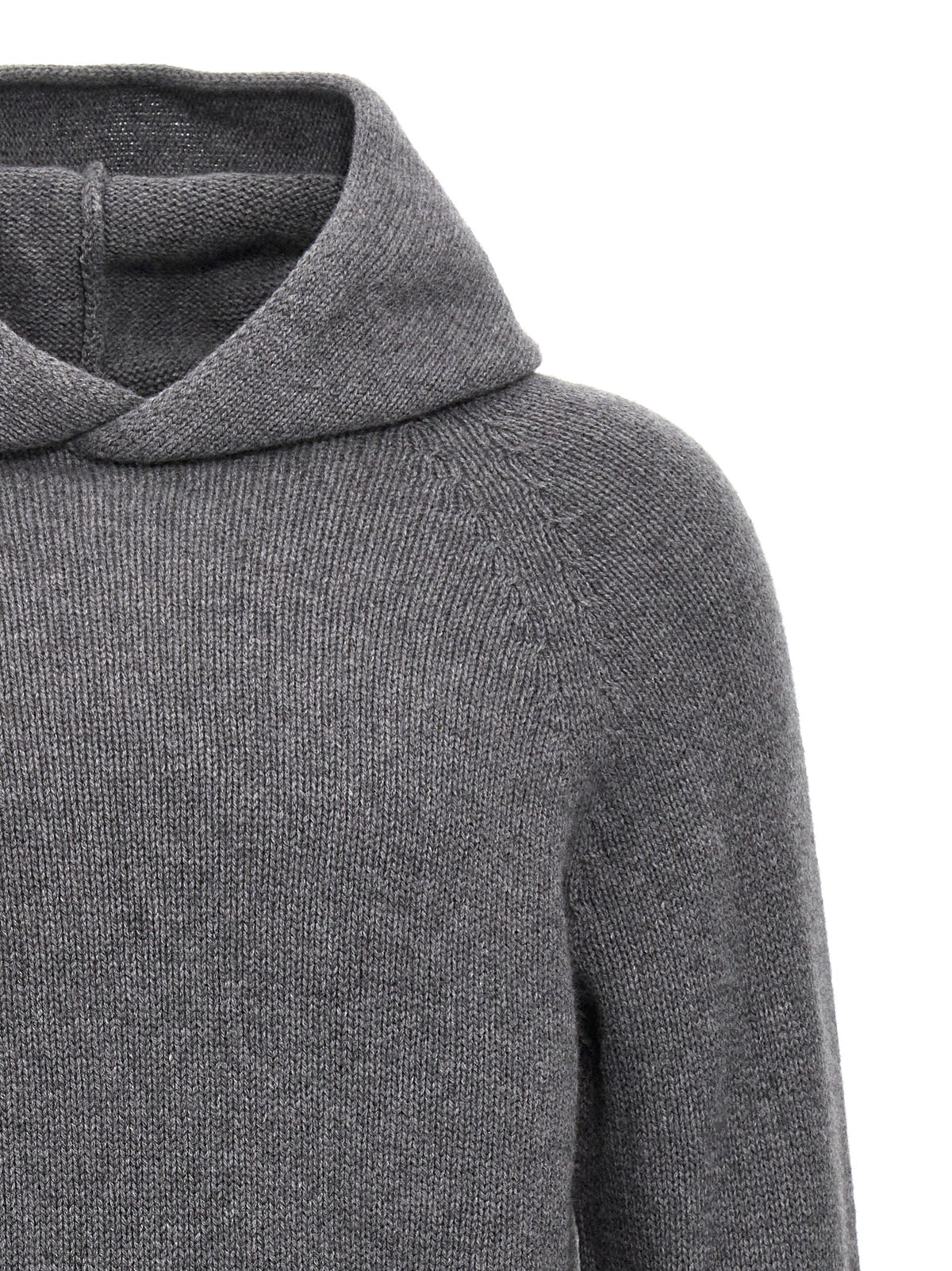 MA'RY'YA Gray Wool Cardigan