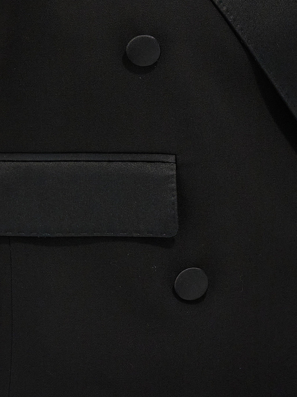 Dolce & Gabbana Black Silk Sleeveless Jacket