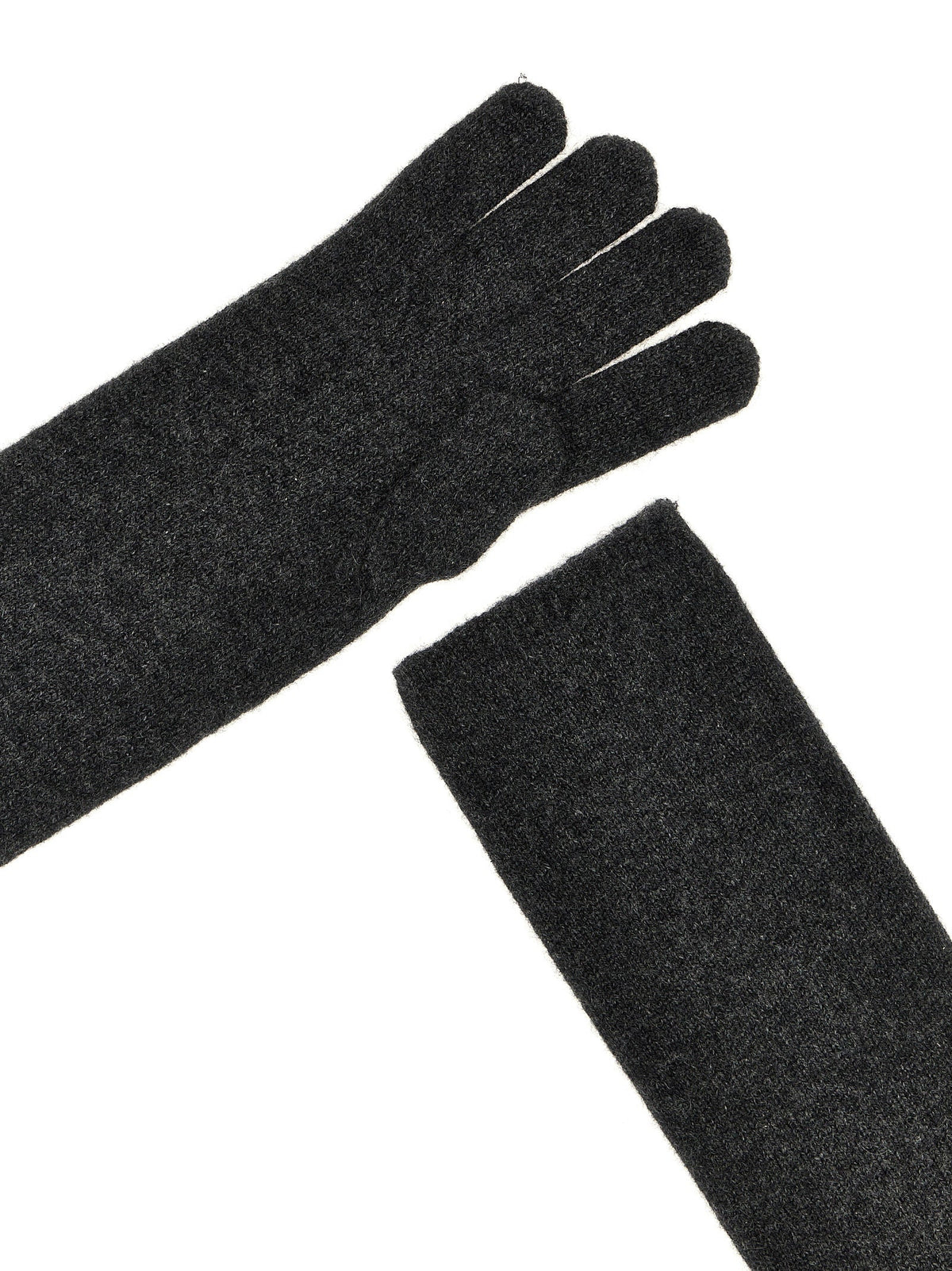 Max Mara Gray Cashmere Gloves