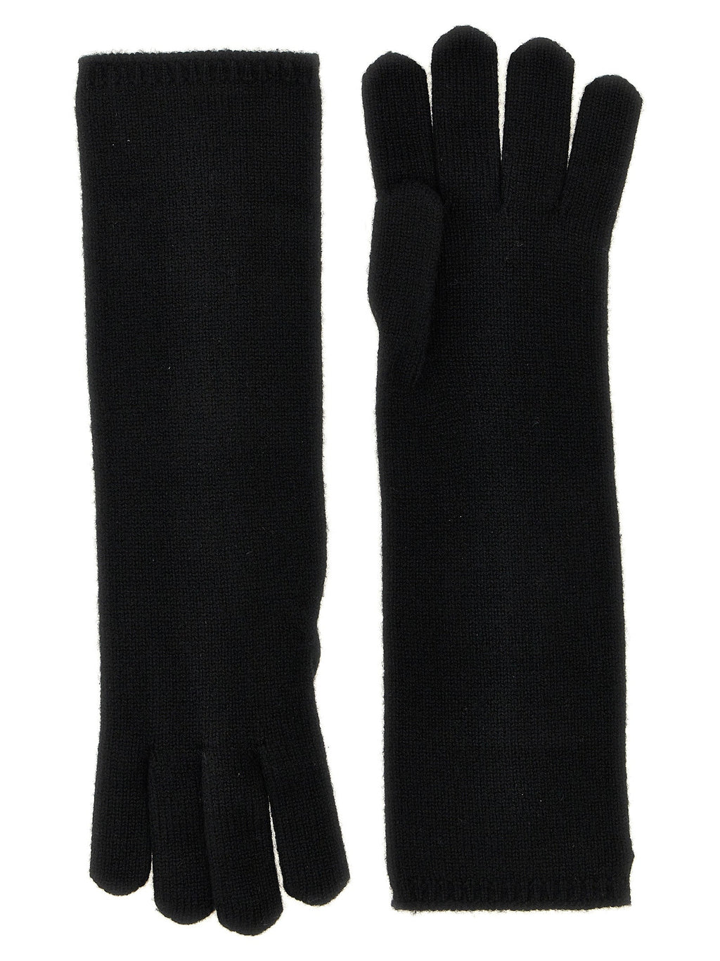 Max Mara Black Cashmere Gloves