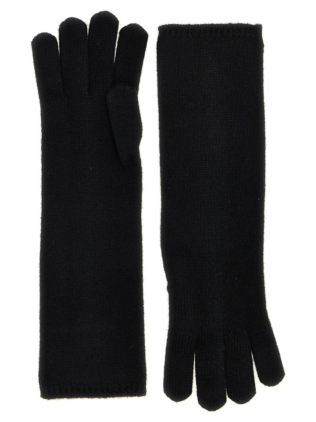 Max Mara Black Cashmere Gloves