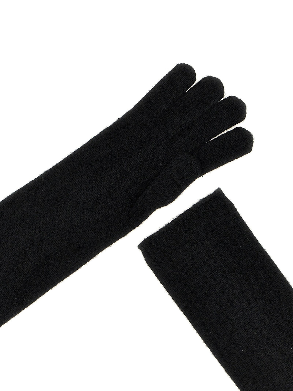 Max Mara Black Cashmere Gloves