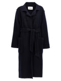 Max Mara Blue Wool Coat