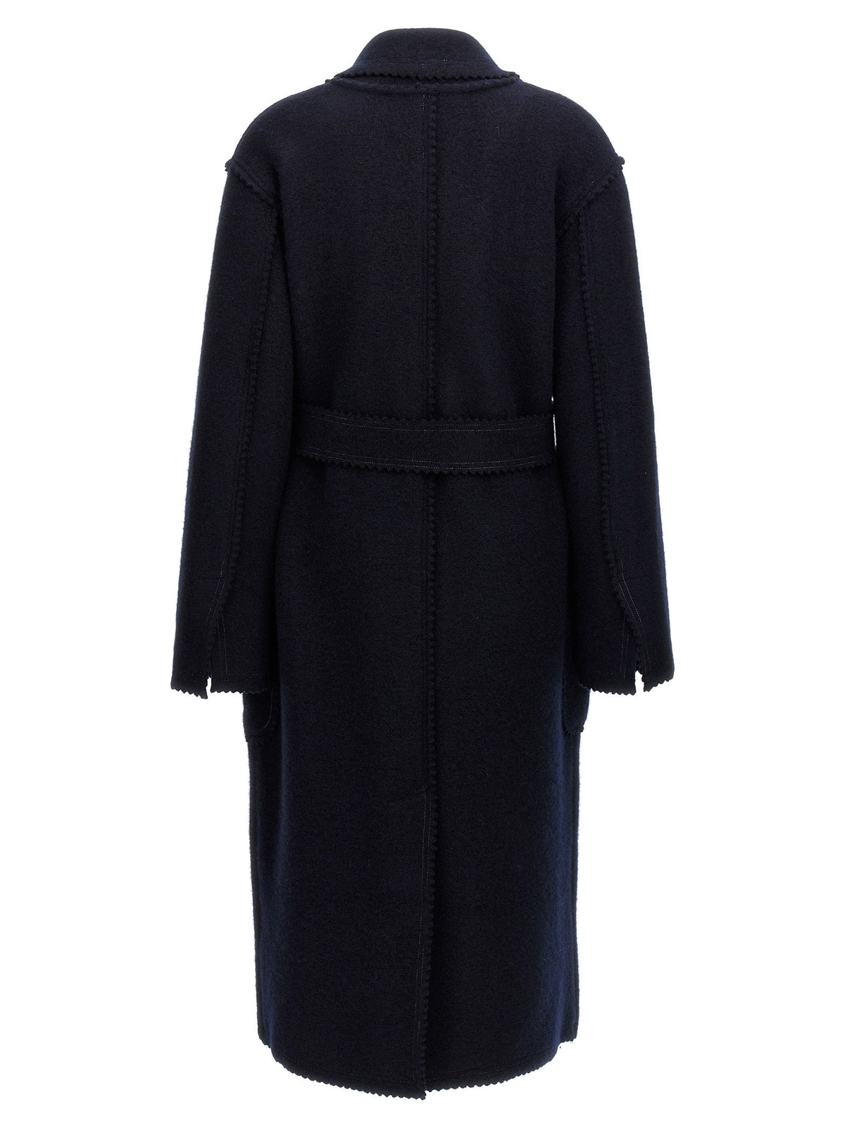 Max Mara Blue Wool Coat