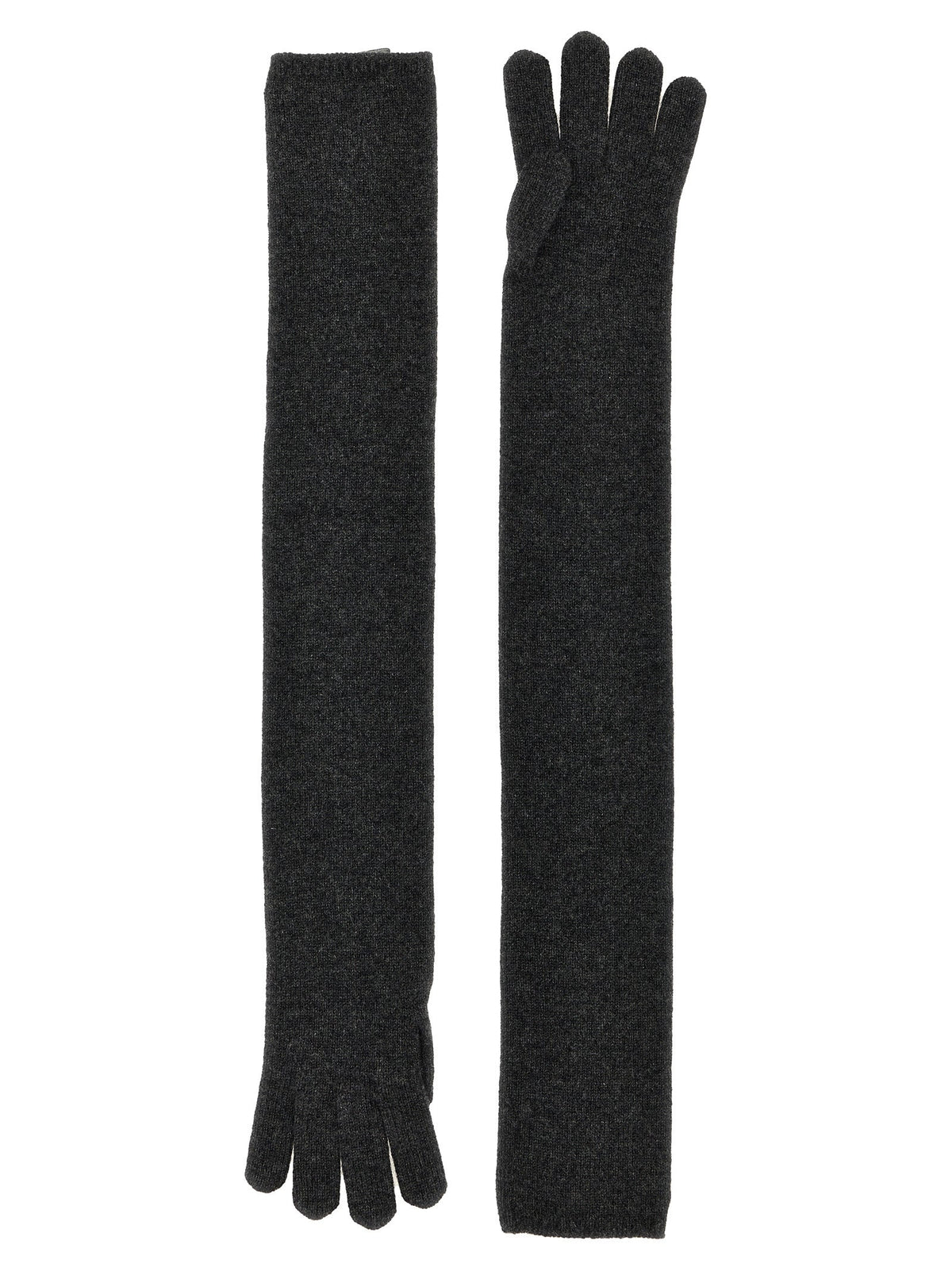 Max Mara Gray Cashmere Gloves