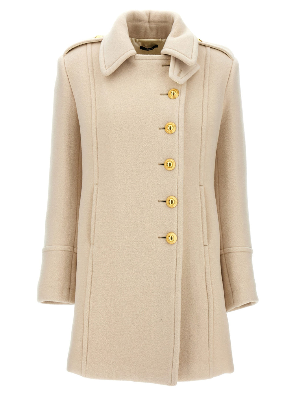 Tom Ford White Wool Coat