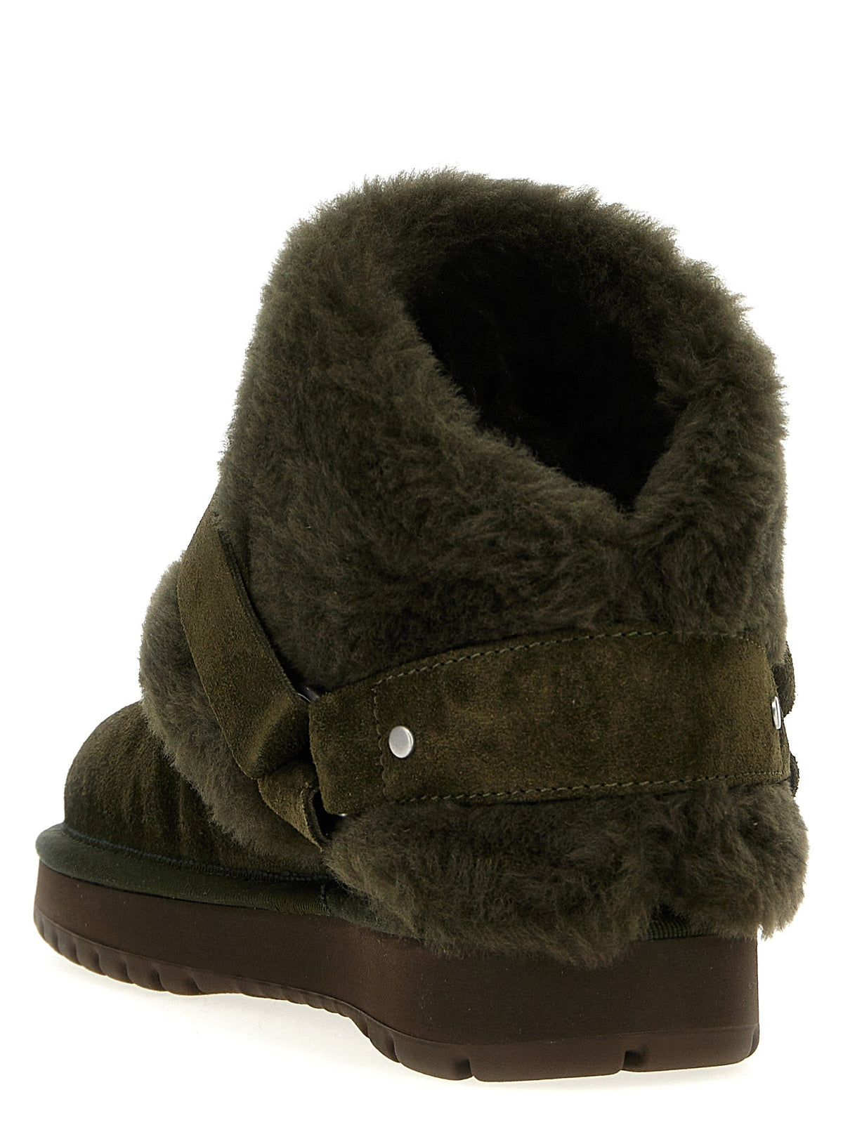 Burberry Bicolor Leather Ankle Boots