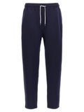 Brunello Cucinelli Blue Cotton Joggers (Workout Pants)