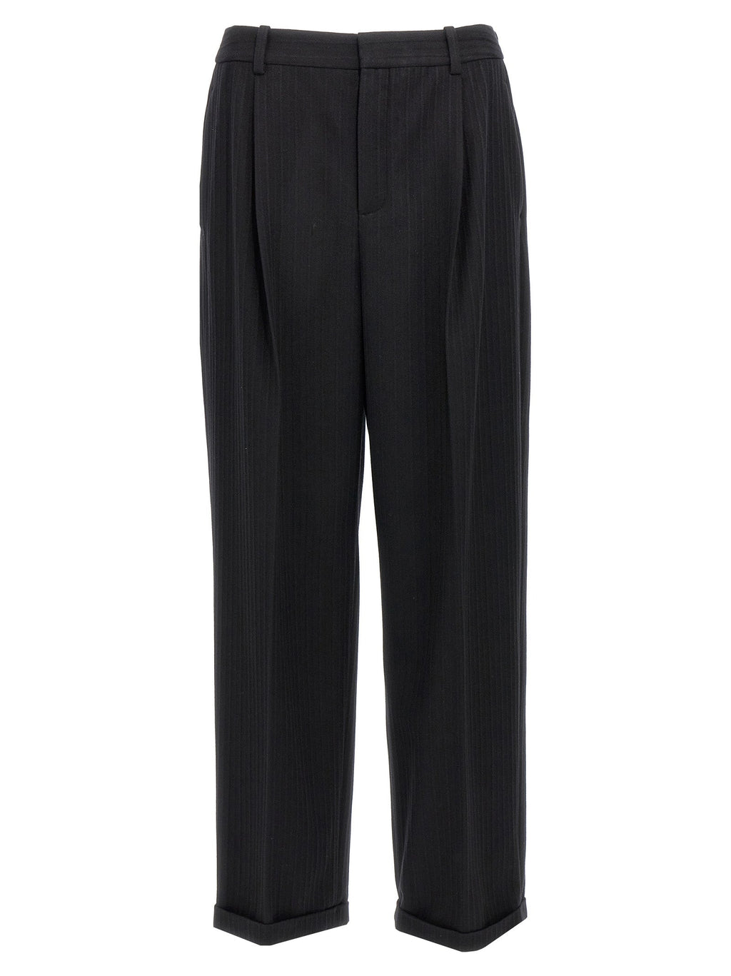Saint Laurent Black Wool Dress Pants
