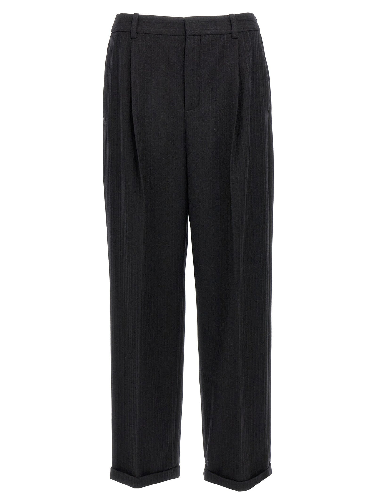 Saint Laurent Black Wool Dress Pants