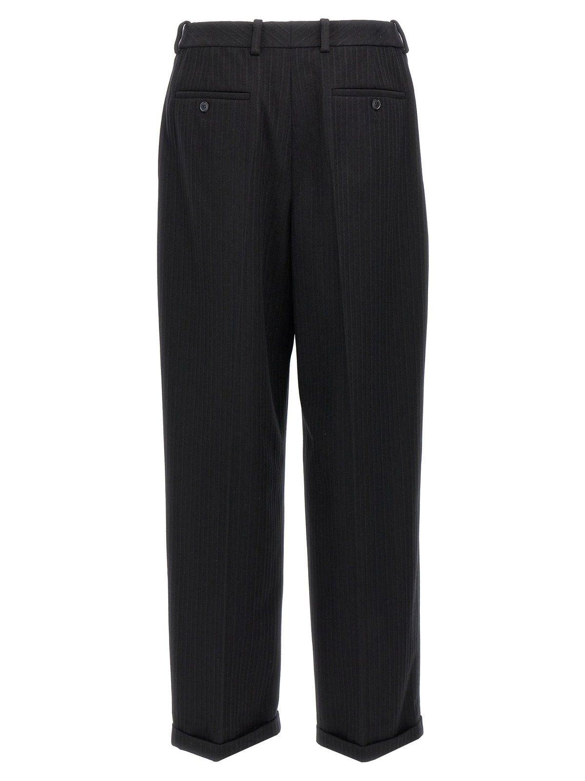 Saint Laurent Black Wool Dress Pants