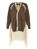 Undercover Brown Wool Cardigan