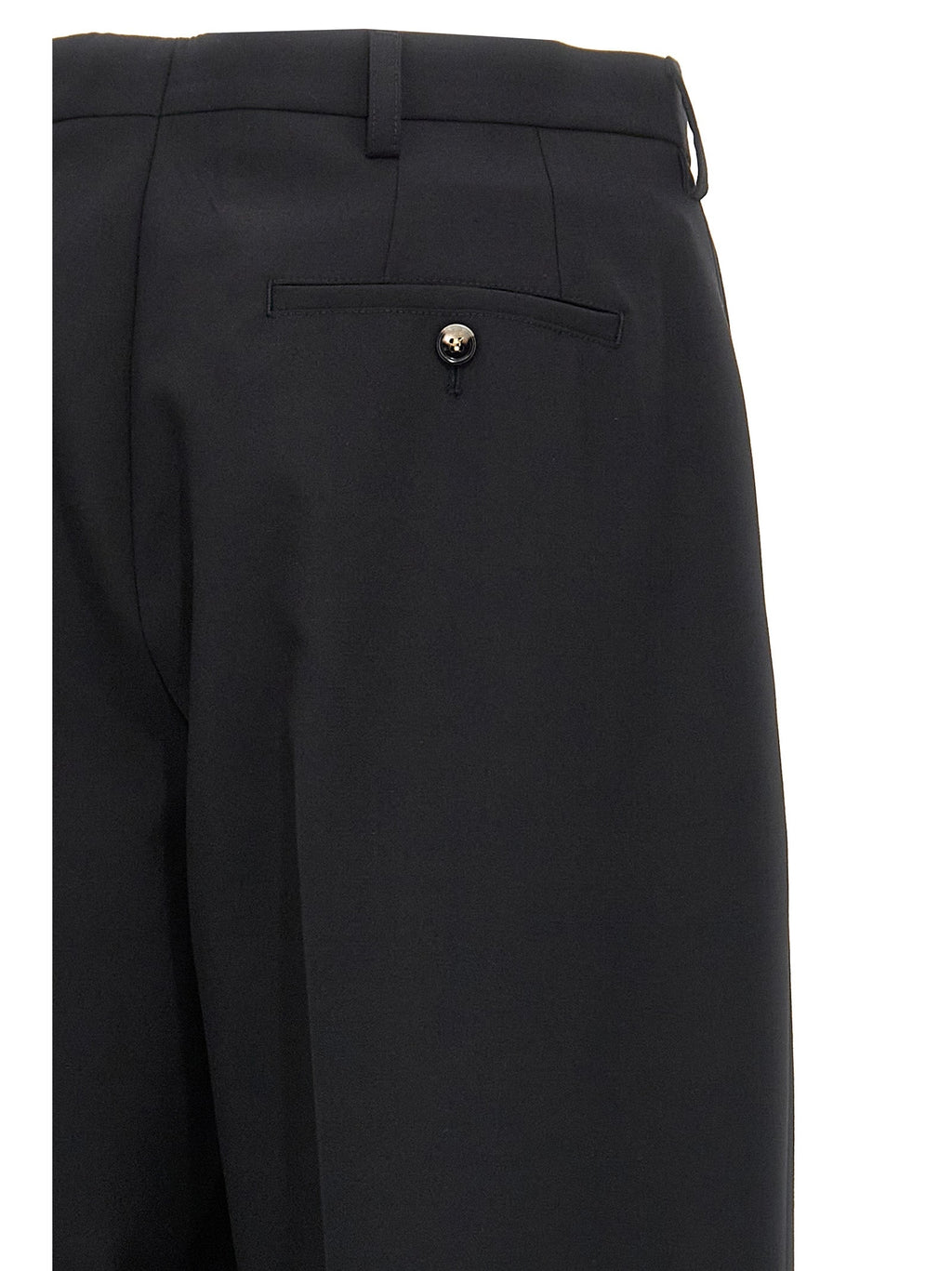 Marni Black Polyester Dress Pants
