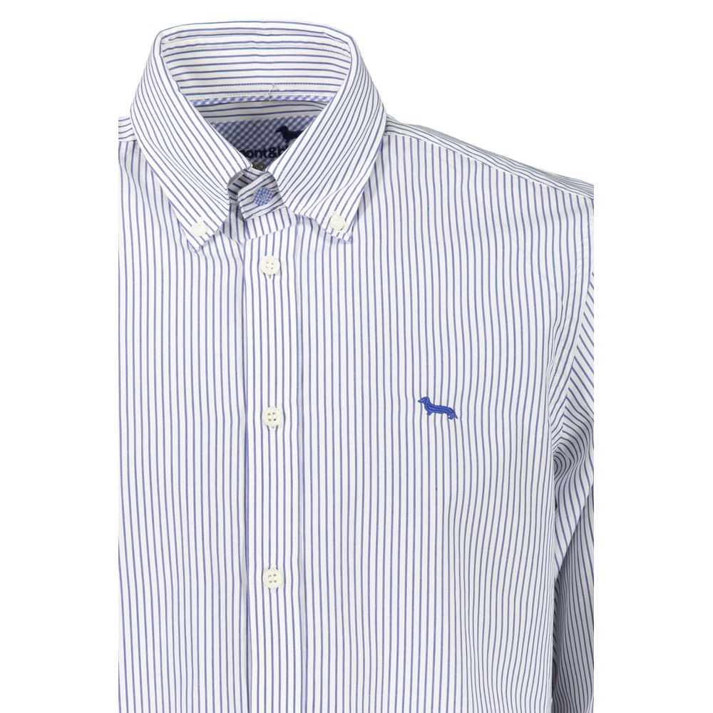 Blue Cotton Men's Shirt