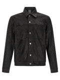 GIORGIO BRATO Black Lamb Leather Leather Jacket