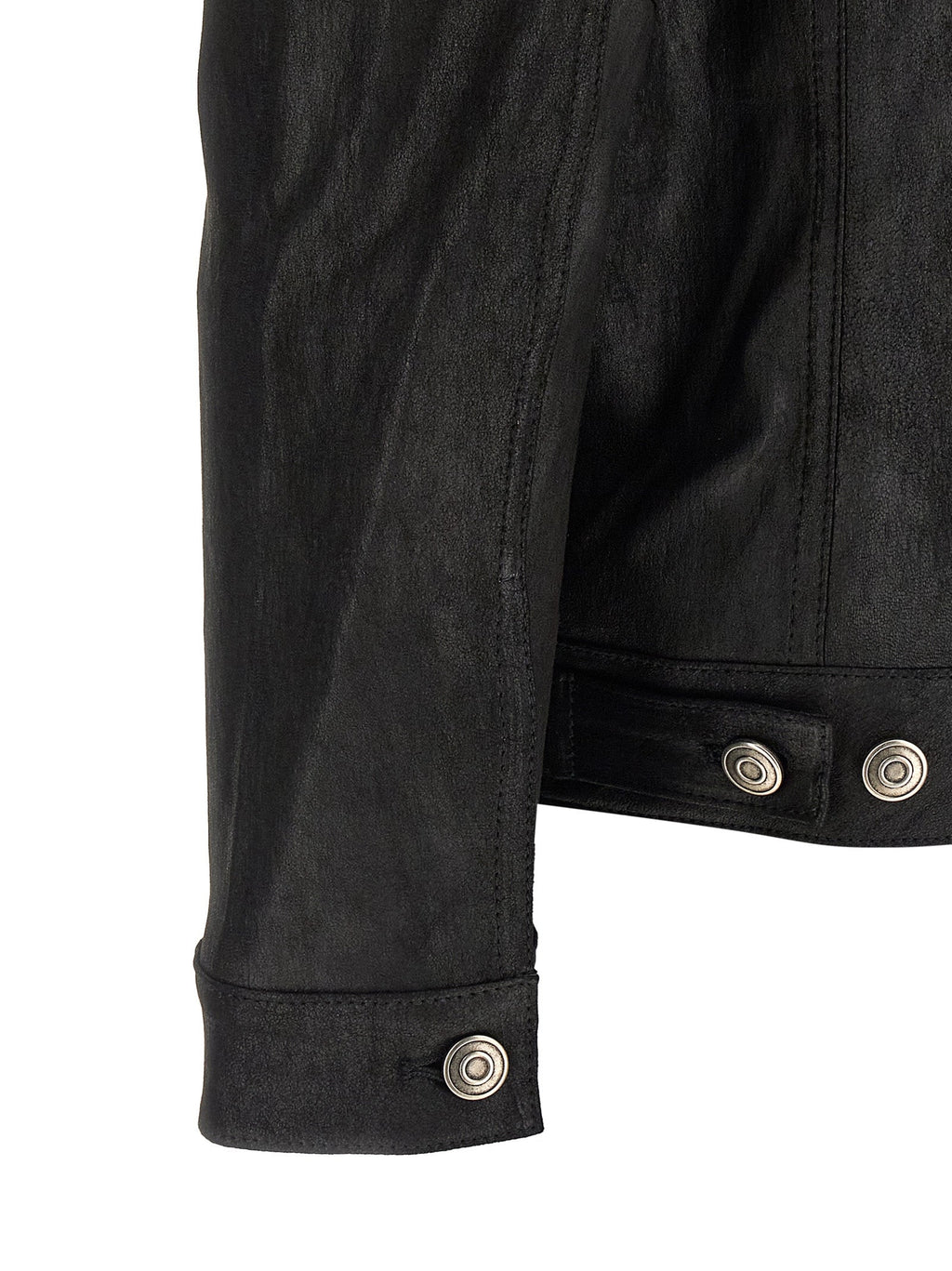GIORGIO BRATO Black Lamb Leather Leather Jacket