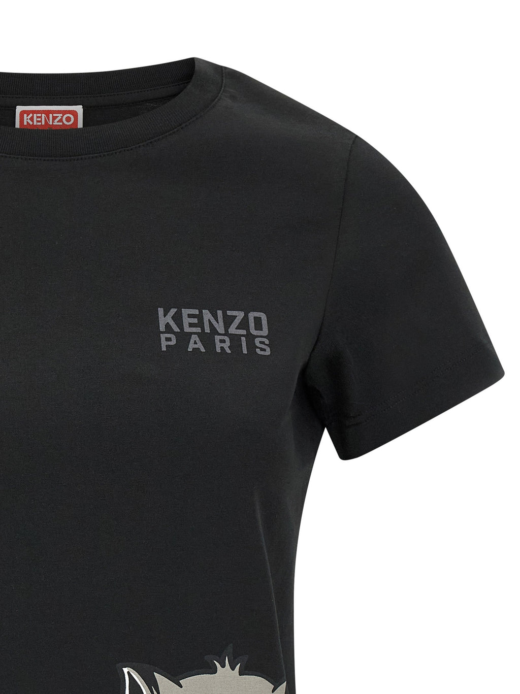 Kenzo Black Cotton T-Shirt
