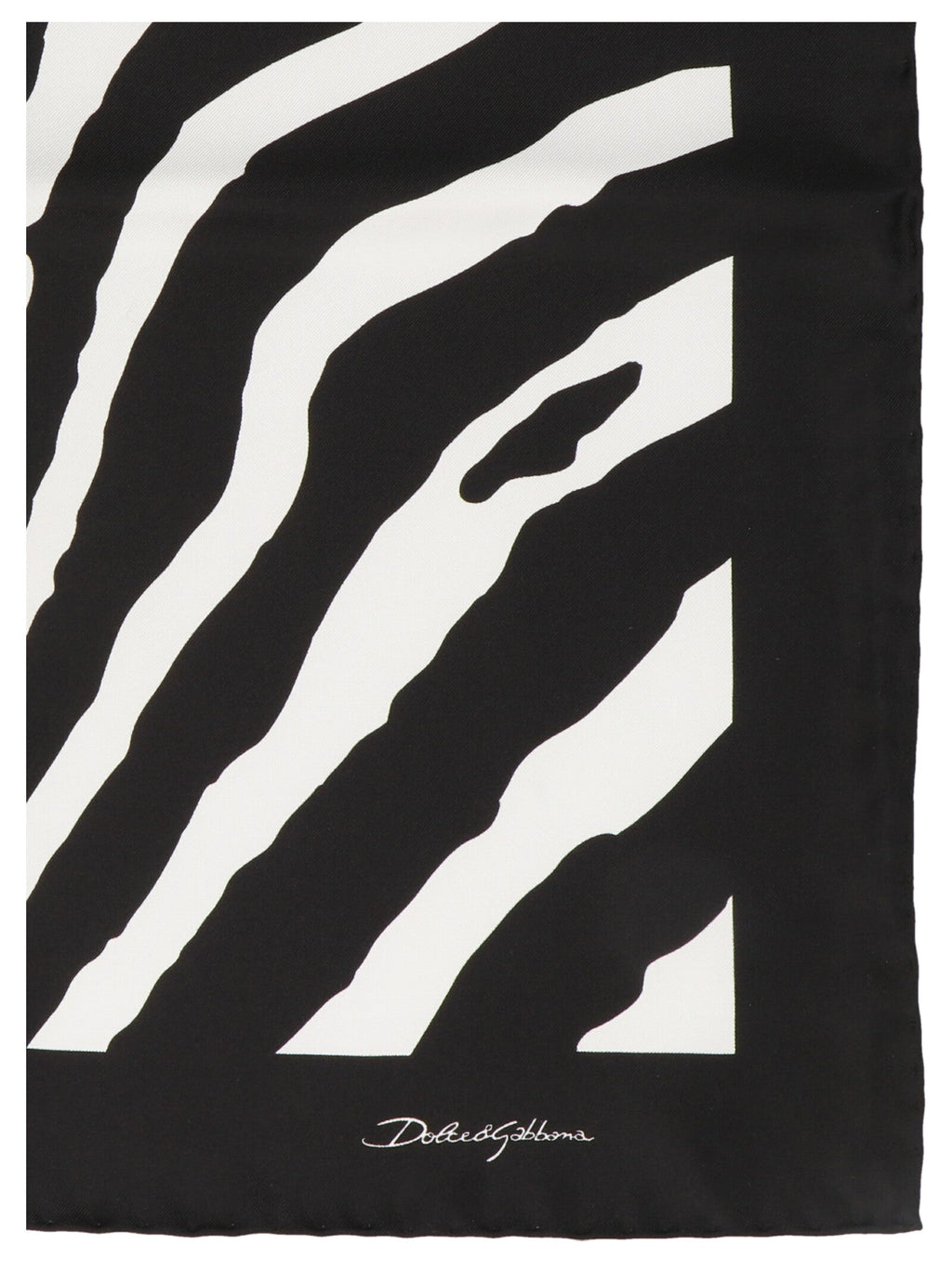 Dolce & Gabbana Bicolor Silk Scarf