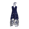 FARM RIO Blue Cotton Casual Dress