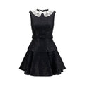 Self-Portrait Black Polyester Casual Dress