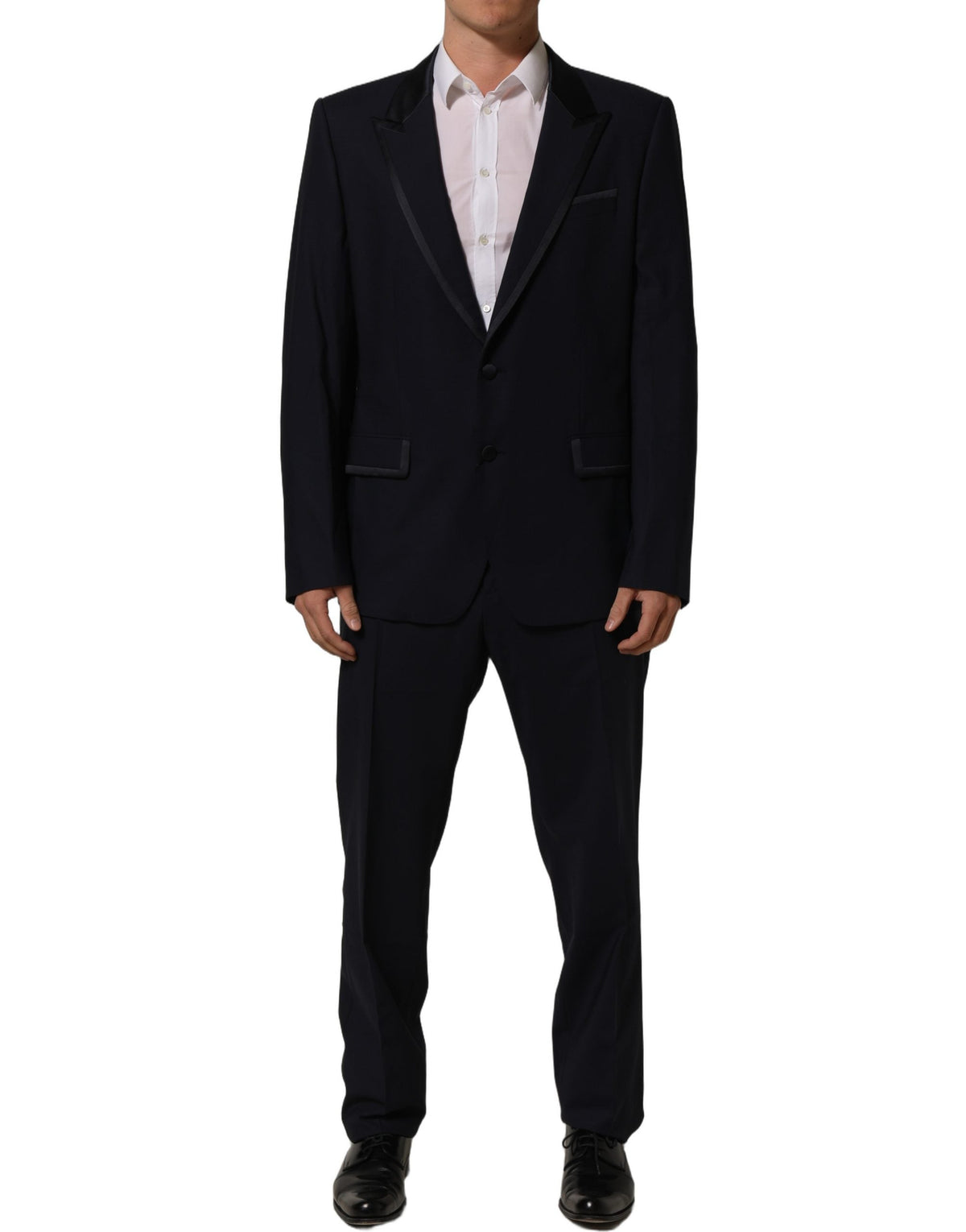 Dolce & Gabbana Dark Blue Single Breasted 2 Piece Men Suit