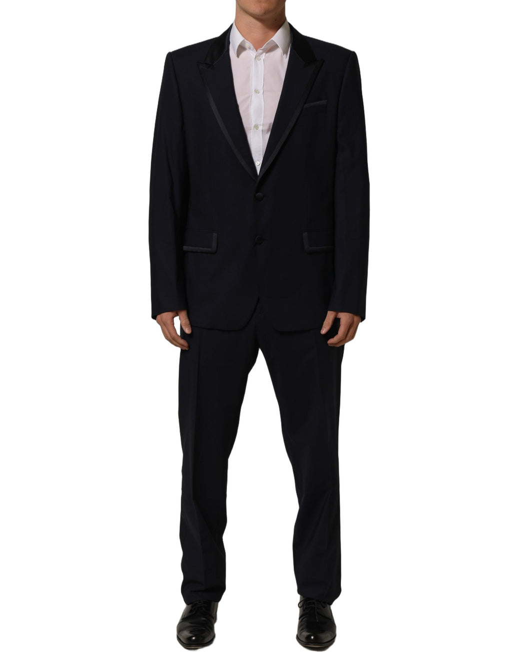 Dolce & Gabbana Dark Blue Single Breasted 2 Piece Men Suit