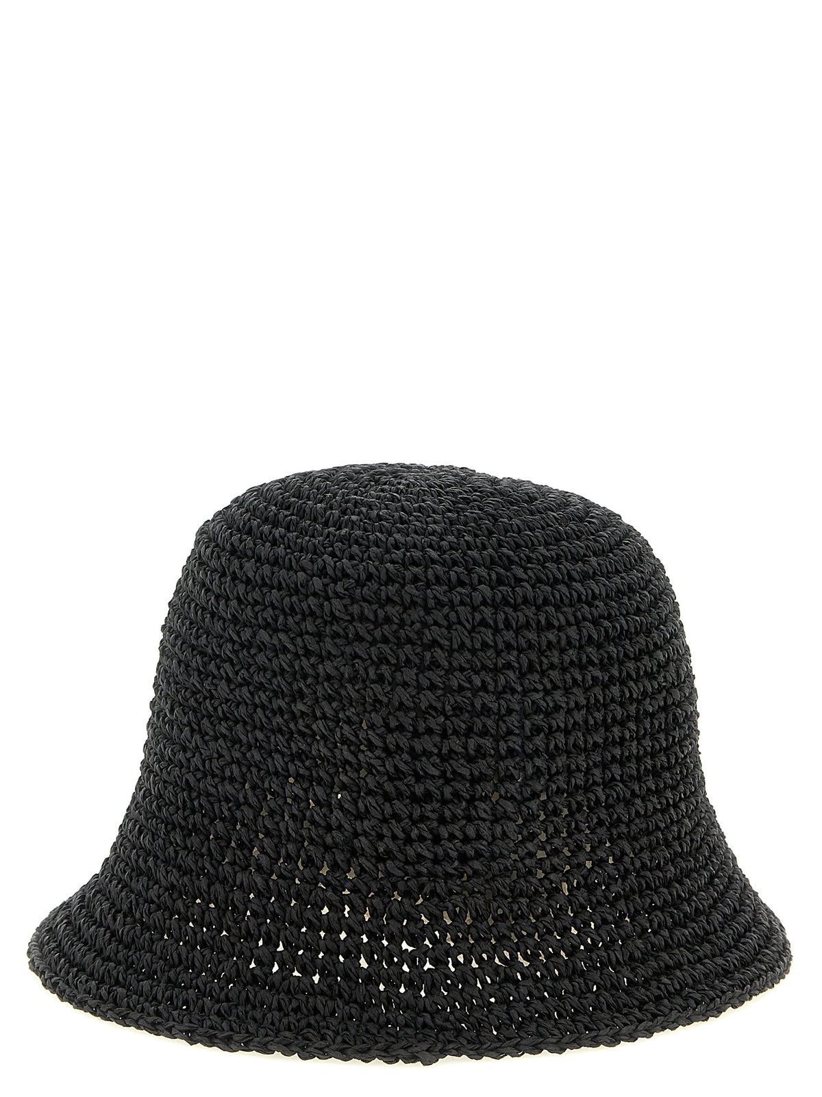 Maison Michel Black Papier Bucket Hat