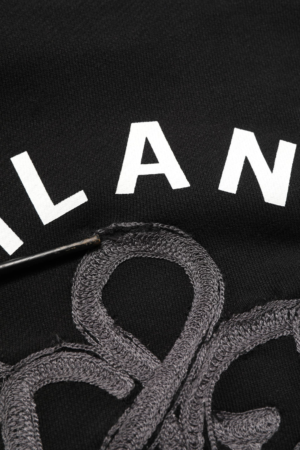 Dolce & Gabbana Black Cotton Milano1984 Print Hoodie Sweater