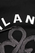 Dolce & Gabbana Black Cotton Milano1984 Print Hoodie Sweater