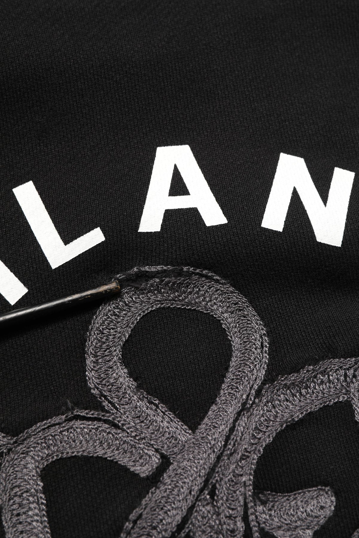 Dolce & Gabbana Black Cotton Milano1984 Print Hoodie Sweater