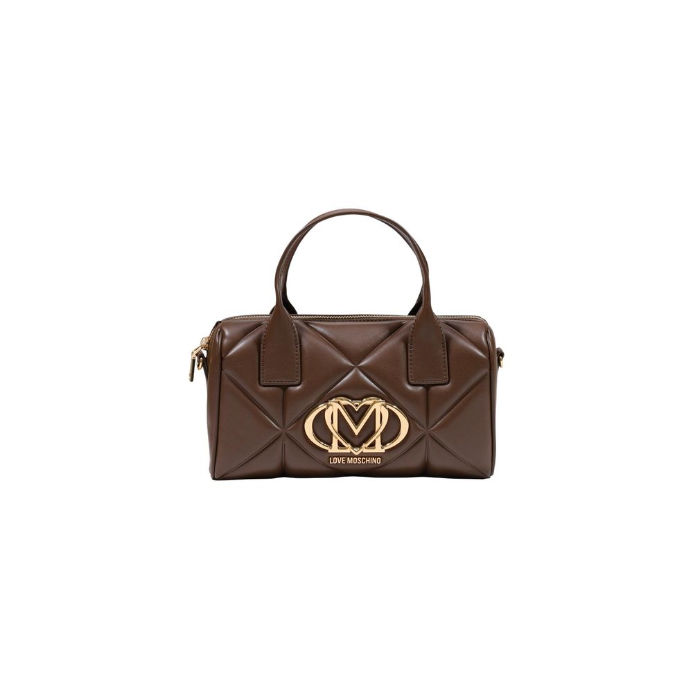 Love Moschino Brown Polyethylene Handbag