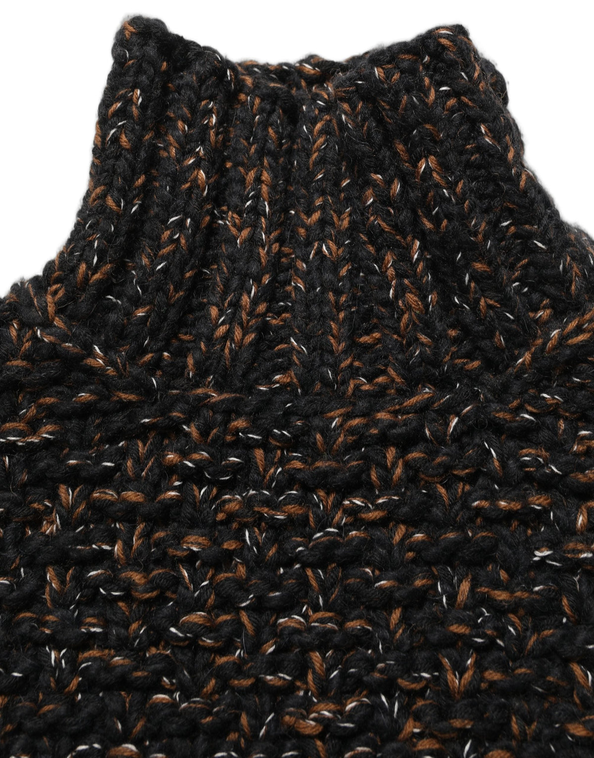 Dolce & Gabbana Brown Wool Knit Turtleneck Pullover Sweater