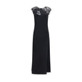 Ferragamo Black Silk Cocktail Dress
