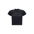 Gucci Black Cotton T-Shirt