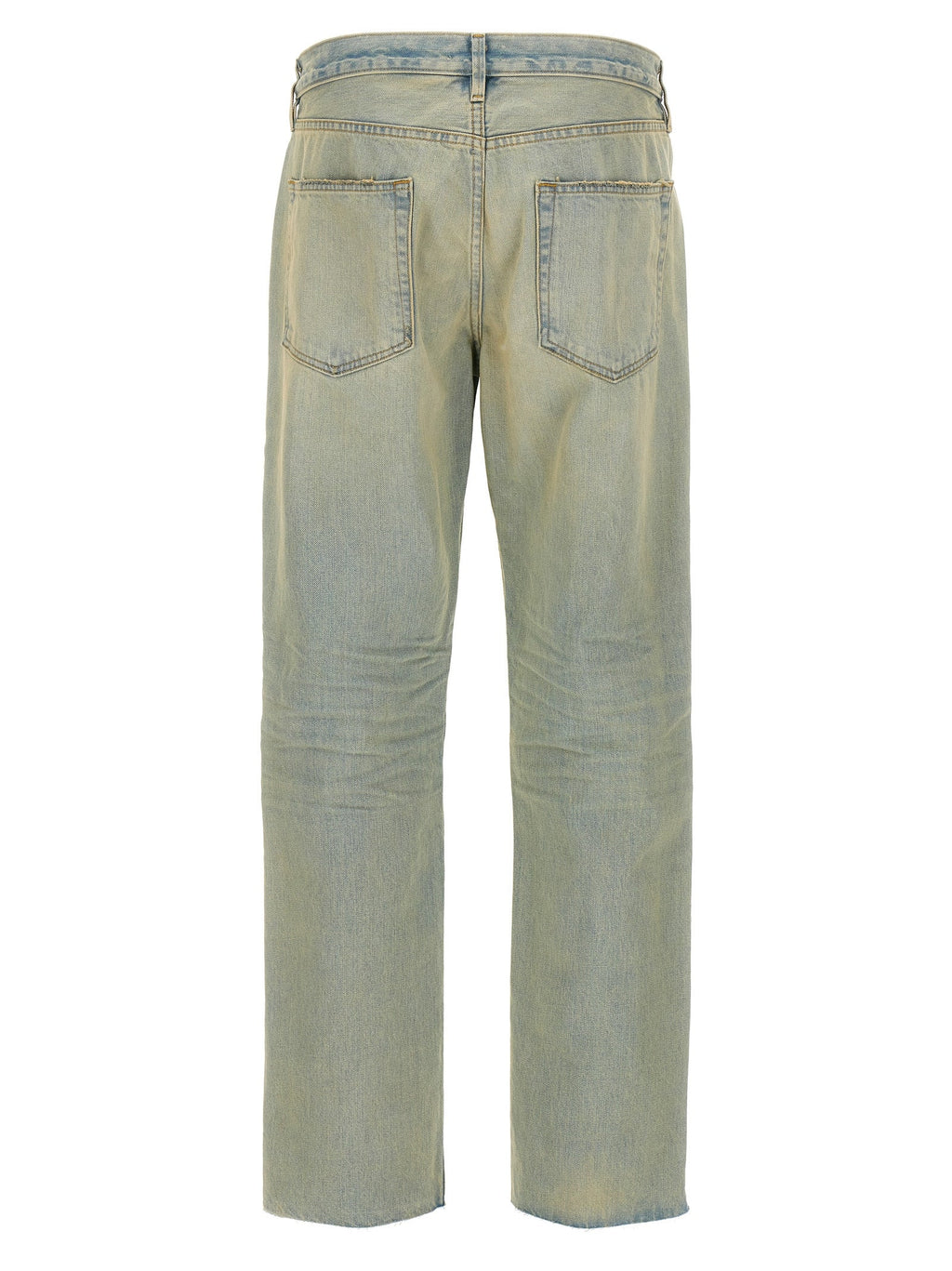 Fear Of God Blue Cotton Straight-Leg Jeans
