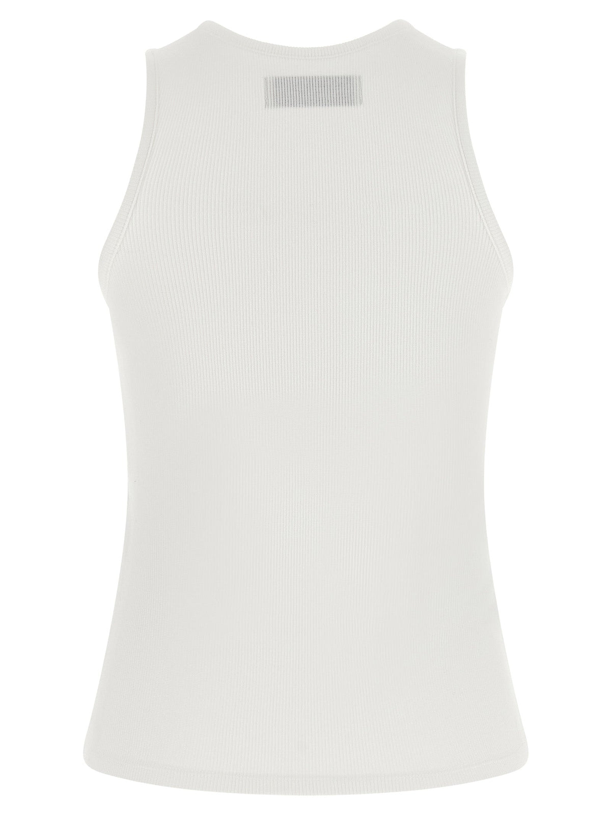 Vivienne Westwood White Cotton Sleeveles T-Shirt