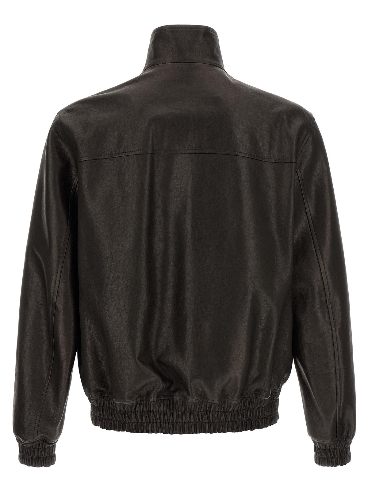 Valentino Garavani Black Calfskin Leather Jacket