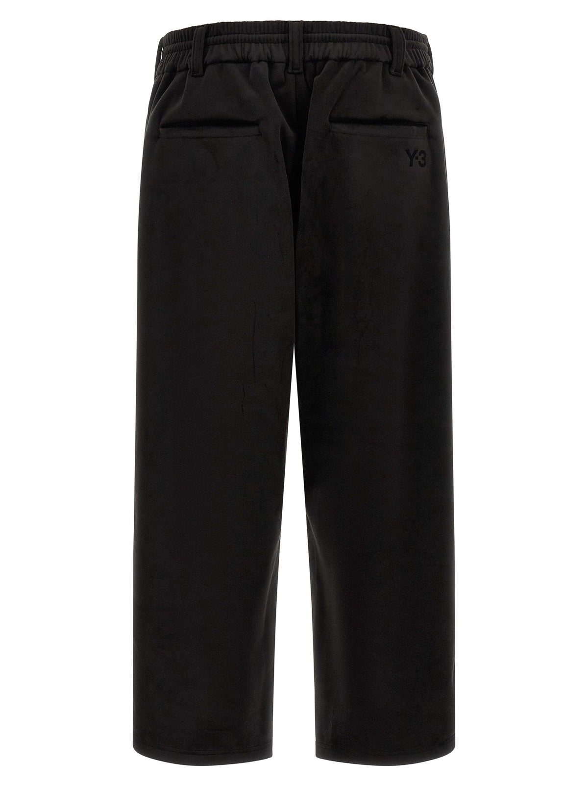Y-3 Black Recycled Polyester Joggers (Workout Pants)