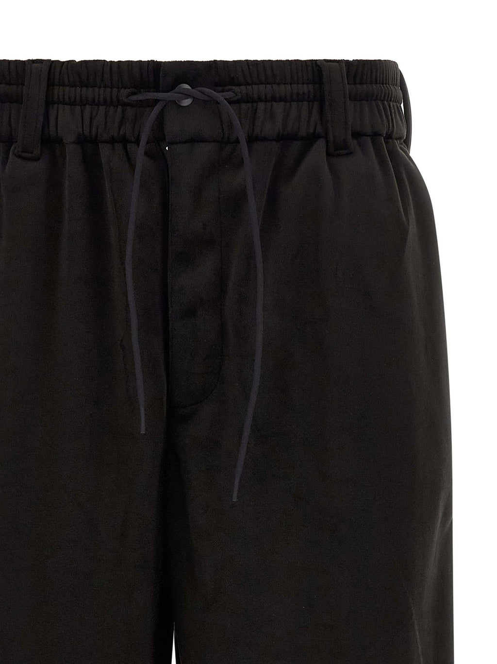 Y-3 Black Recycled Polyester Joggers (Workout Pants)