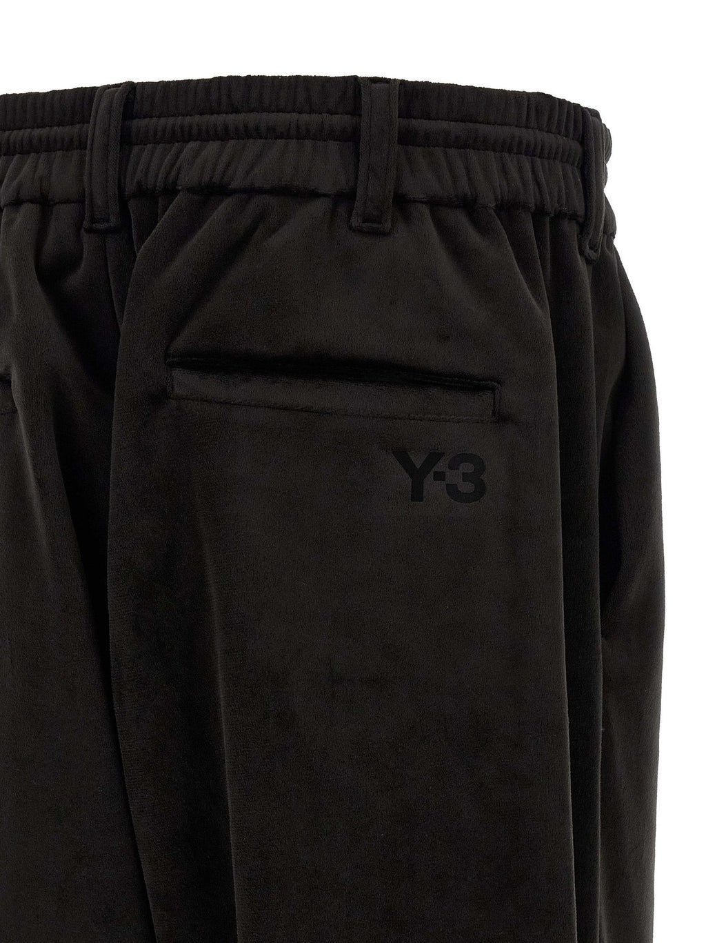 Y-3 Black Recycled Polyester Joggers (Workout Pants)