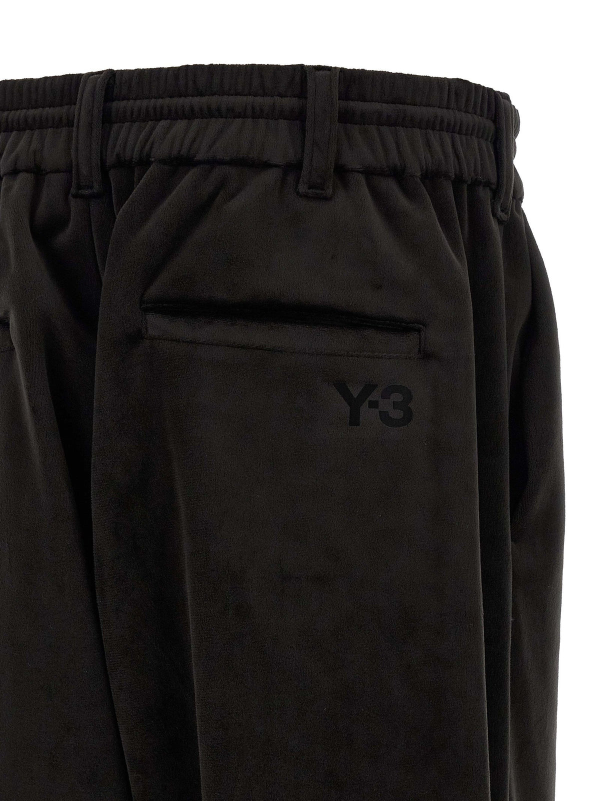 Y-3 Black Recycled Polyester Joggers (Workout Pants)