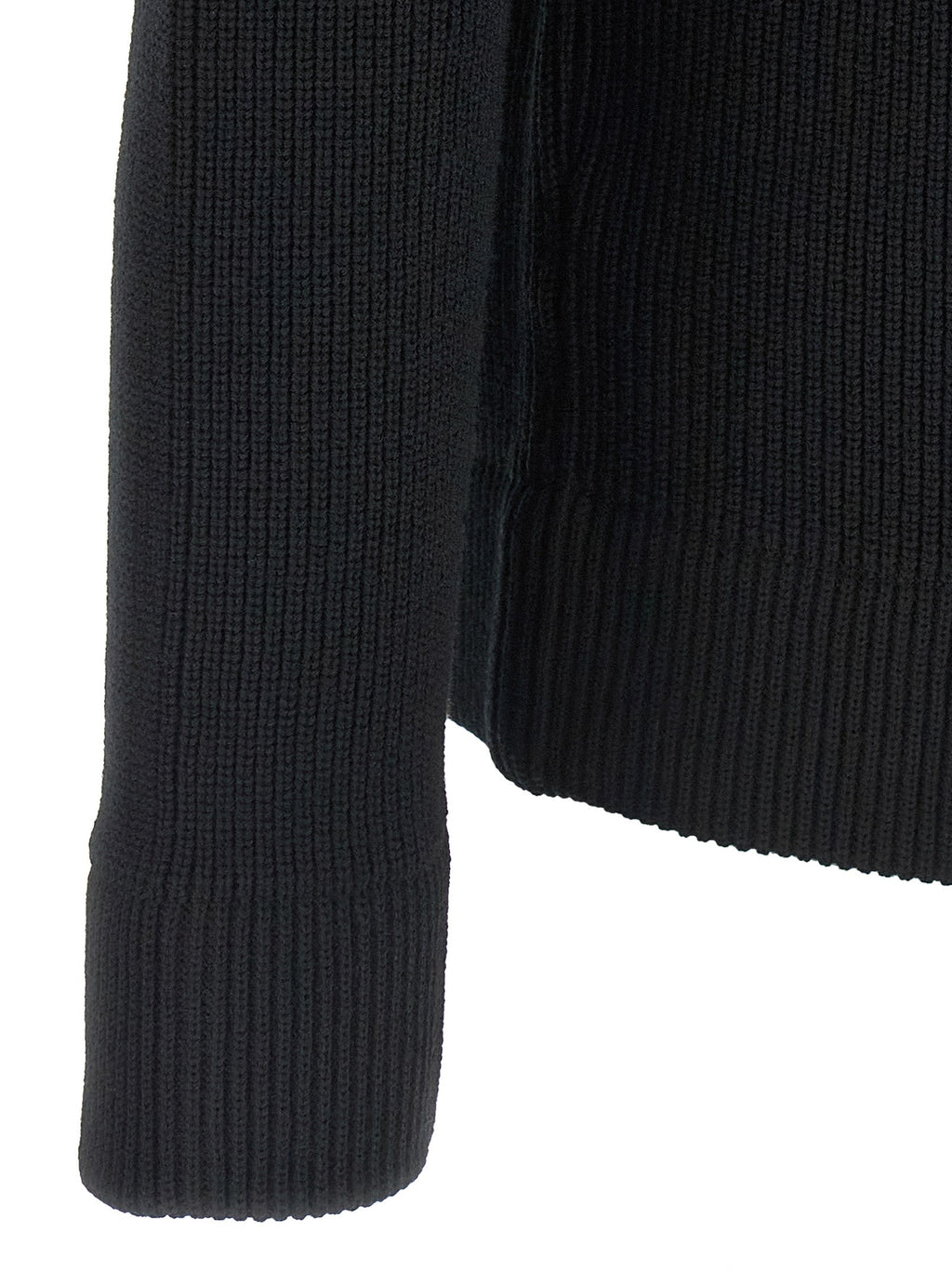Maison Margiela Black Cotton Cardigan