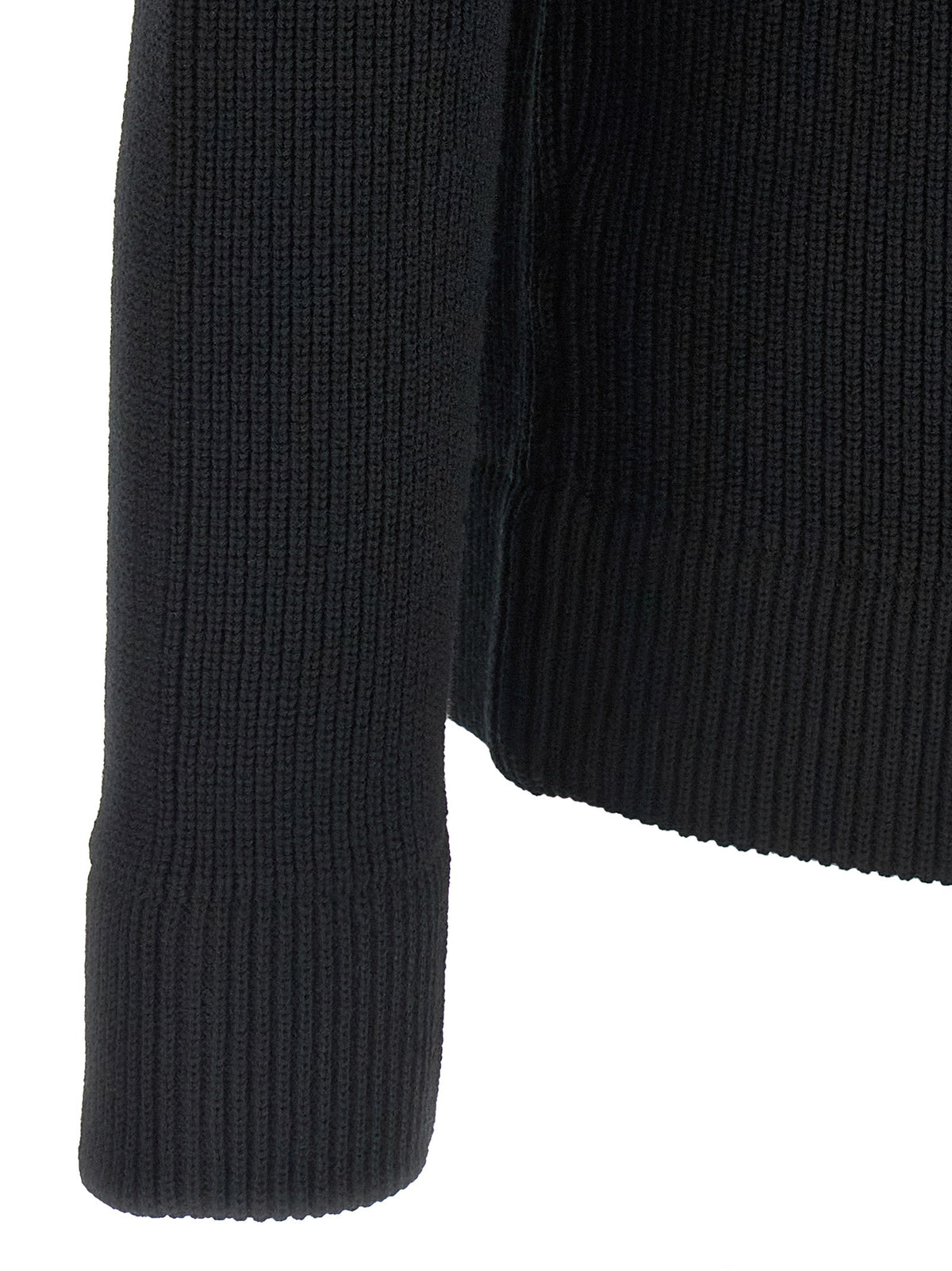 Maison Margiela Black Cotton Cardigan
