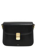 A.P.C. Black Cowhide Crossbody Bag