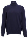 Brunello Cucinelli Blue Cashmere Cardigan