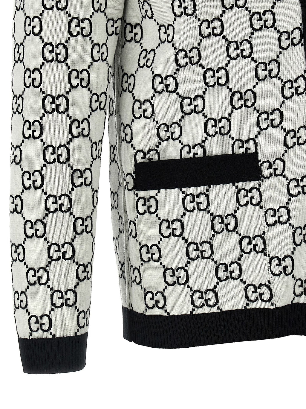 Gucci Bicolor Wool Cardigan