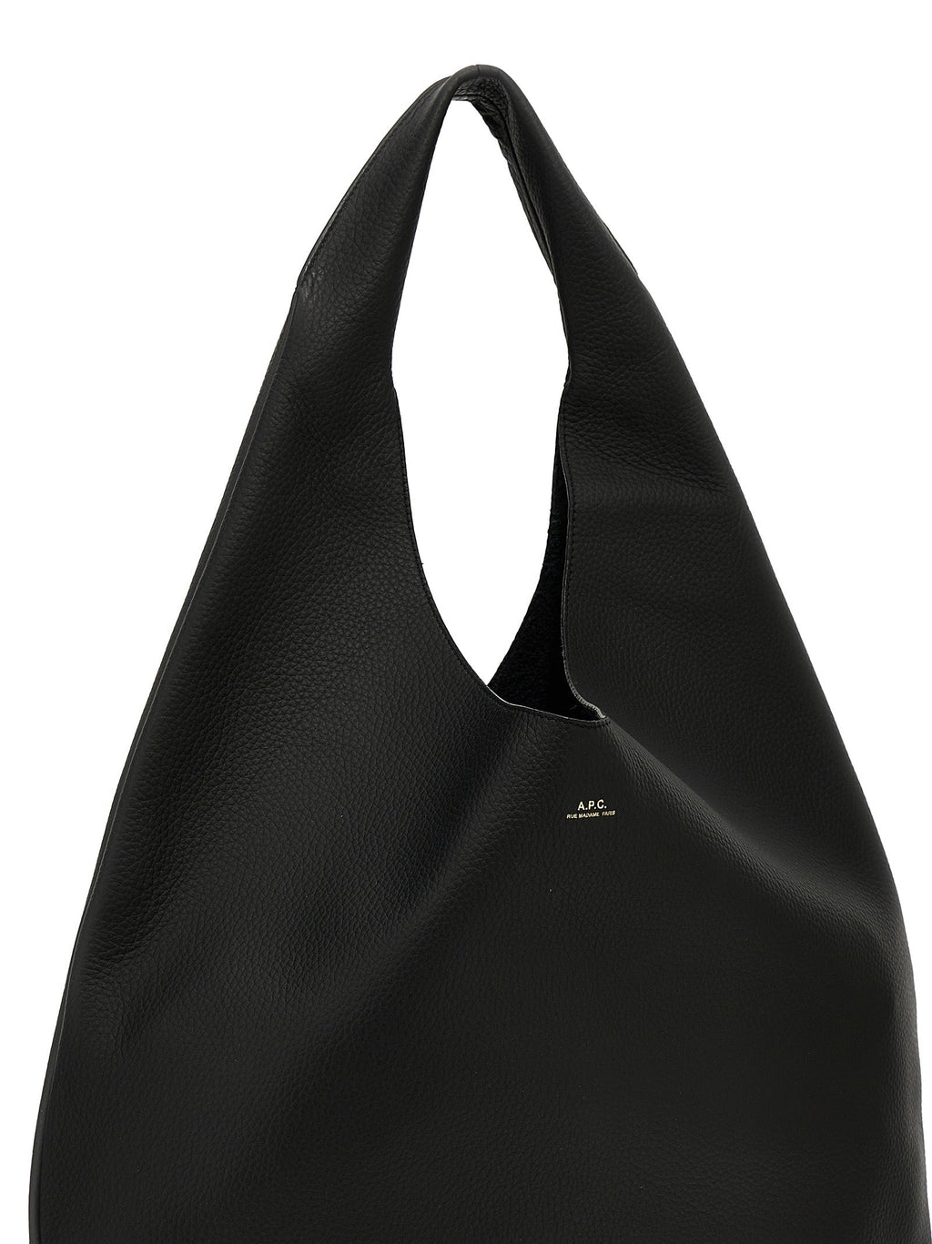 A.P.C. Black Calfskin Shoulder Bag